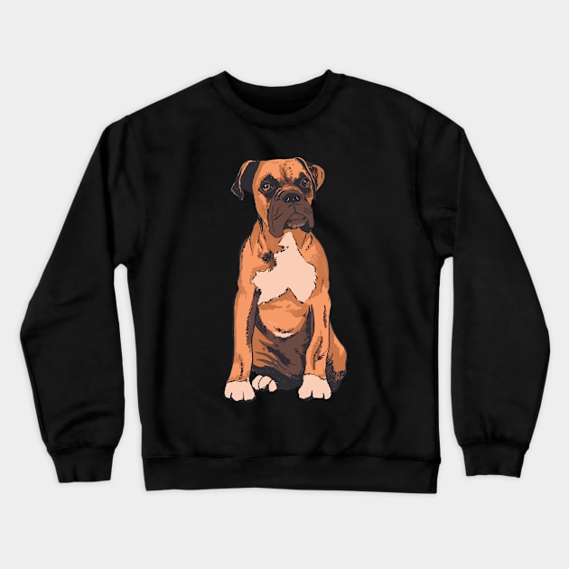 German Boxer - the best dog breed Crewneck Sweatshirt by sweetczak